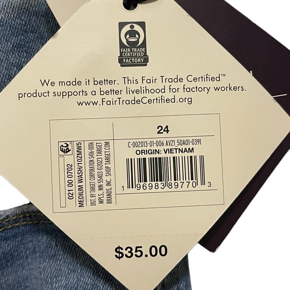 Ava & Viv Women's Plus Size 24 High-Rise Flare Jeans BoxCI - Picture 5 of 9